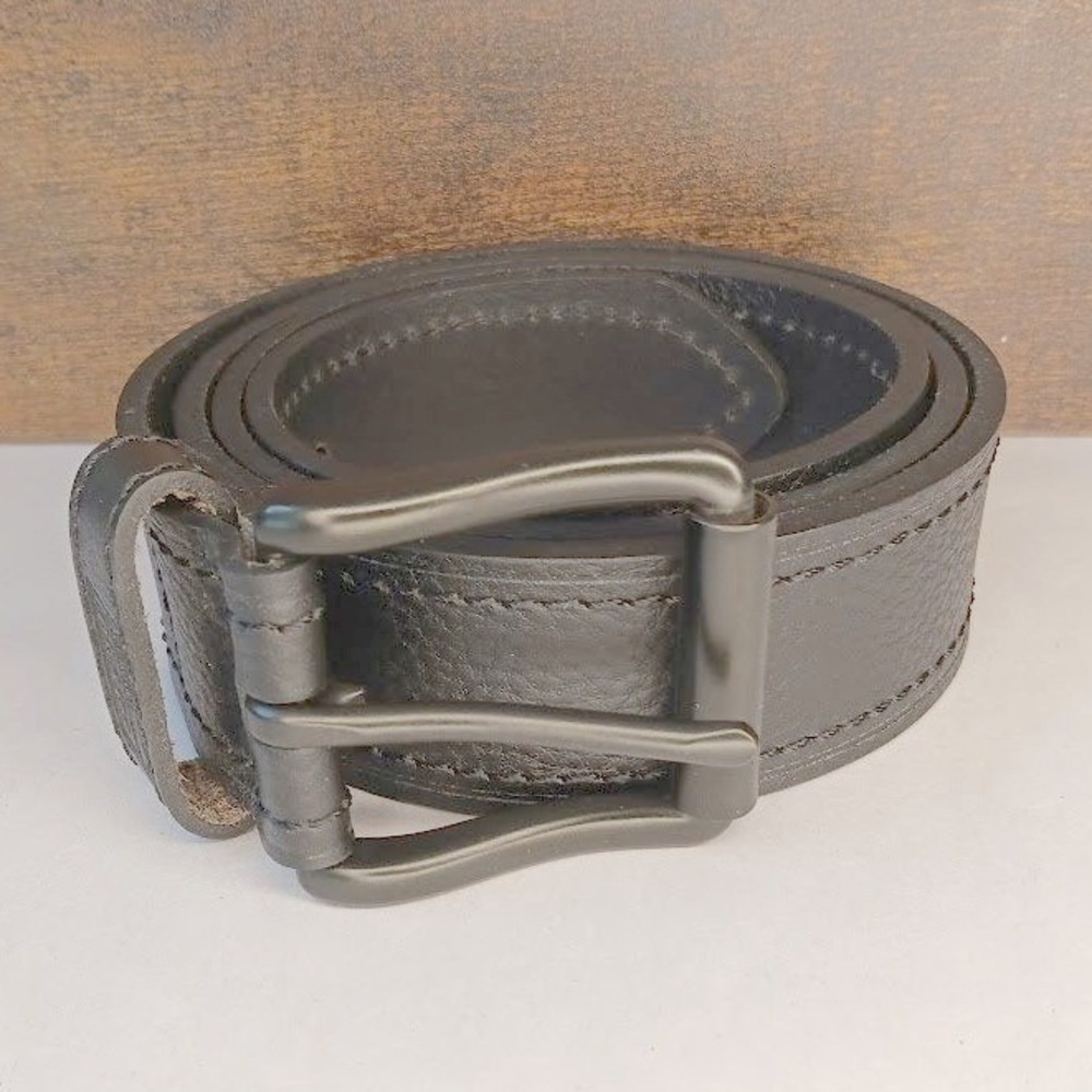 Dickies Leather Belt‎ Mens Size 38 Black Excellent Matte Buckle